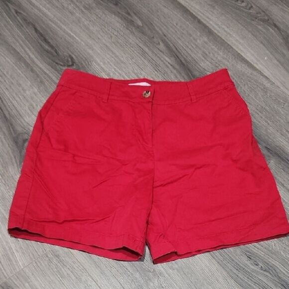 Kim Rogers Chino Red Shorts - Picture 1 of 4